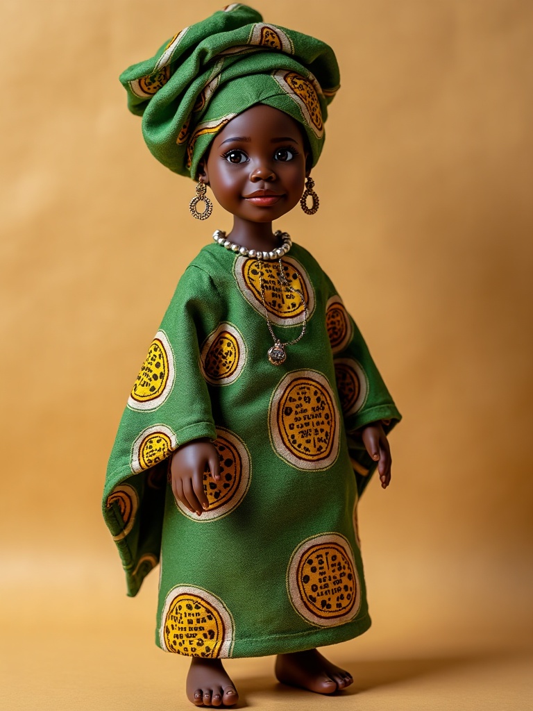 Bibi Titi Mohammed — handmade heritage doll, AI concept image