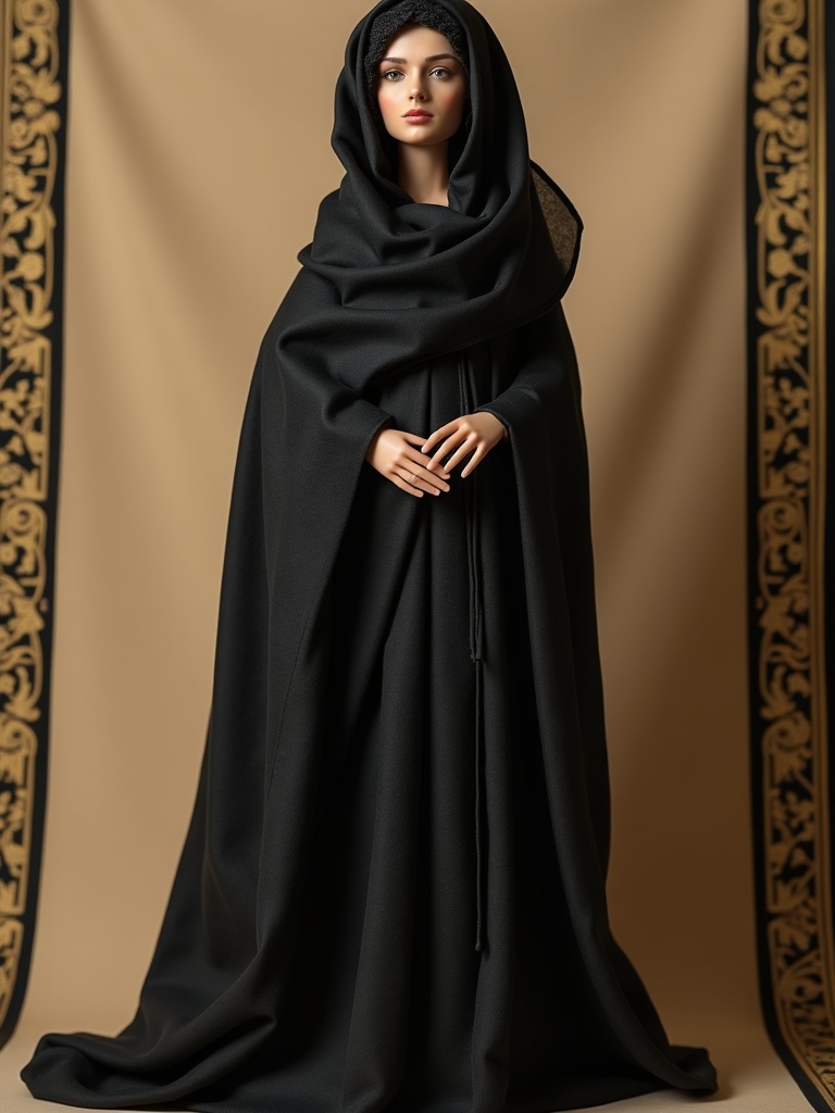 Huda Sha'arawi — handmade heritage doll, AI concept image