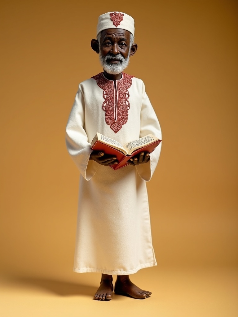 Julius Nyerere — handmade heritage doll, AI concept image