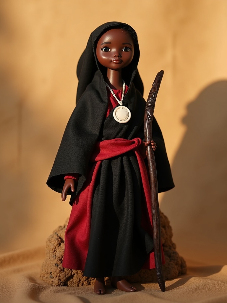 Mbuya Nehanda — handmade heritage doll, AI concept image