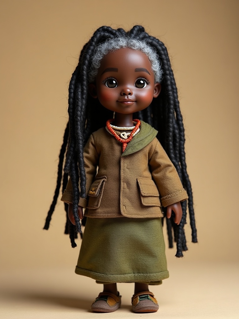 Muthoni wa Kirima — handmade heritage doll, AI concept image