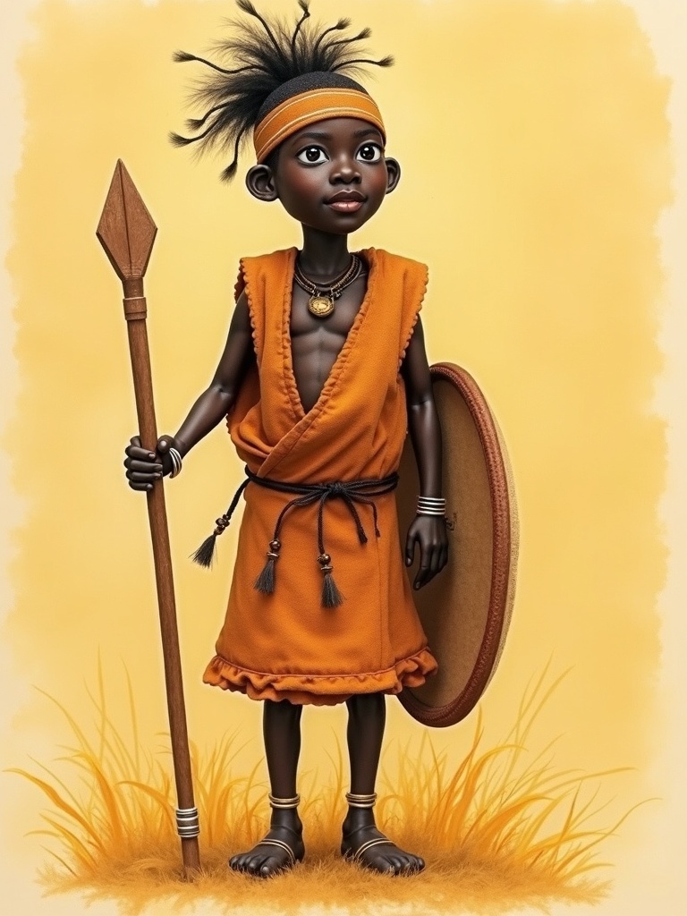 Häuptling der Zulu